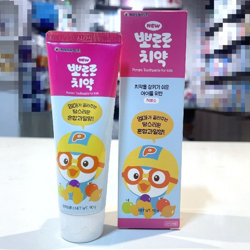Kem Đánh Răng Cho Trẻ Trên 2 tuổi Pororo Hàn Quốc 90g