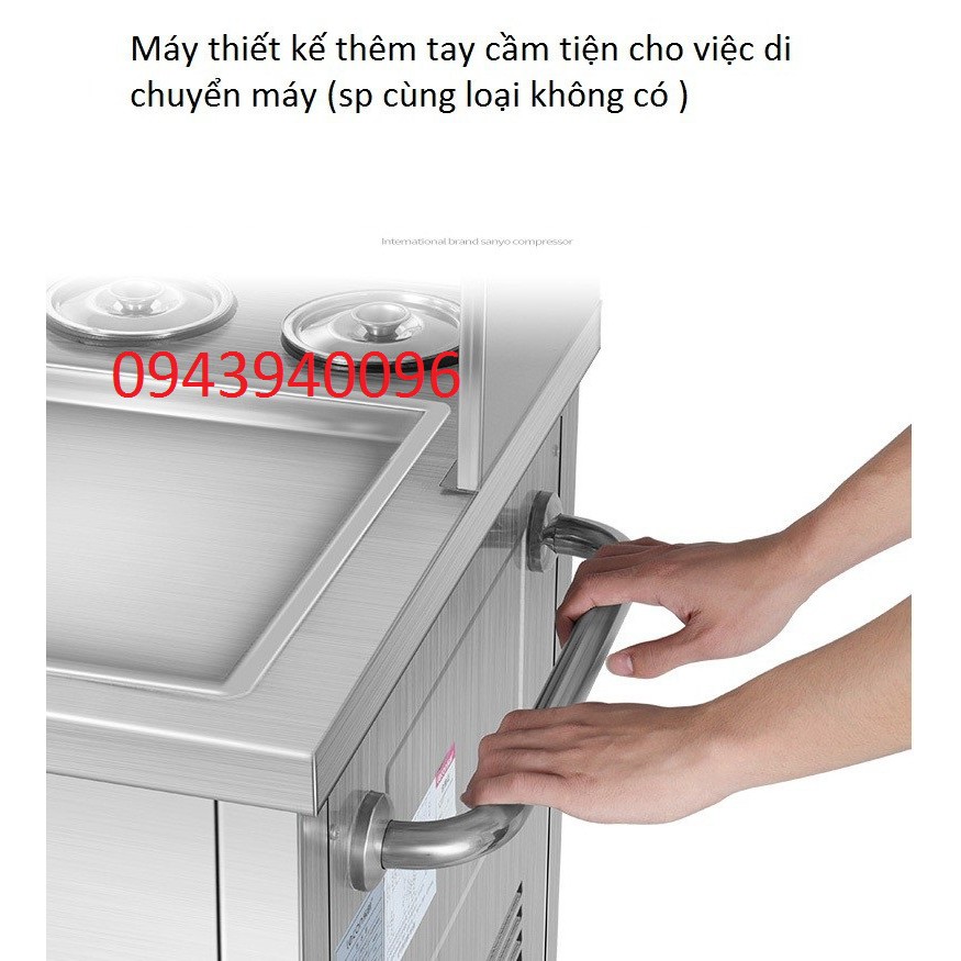 MÁY LÀM KEM CUỘN THÁI LAN CAO CẤP 2020