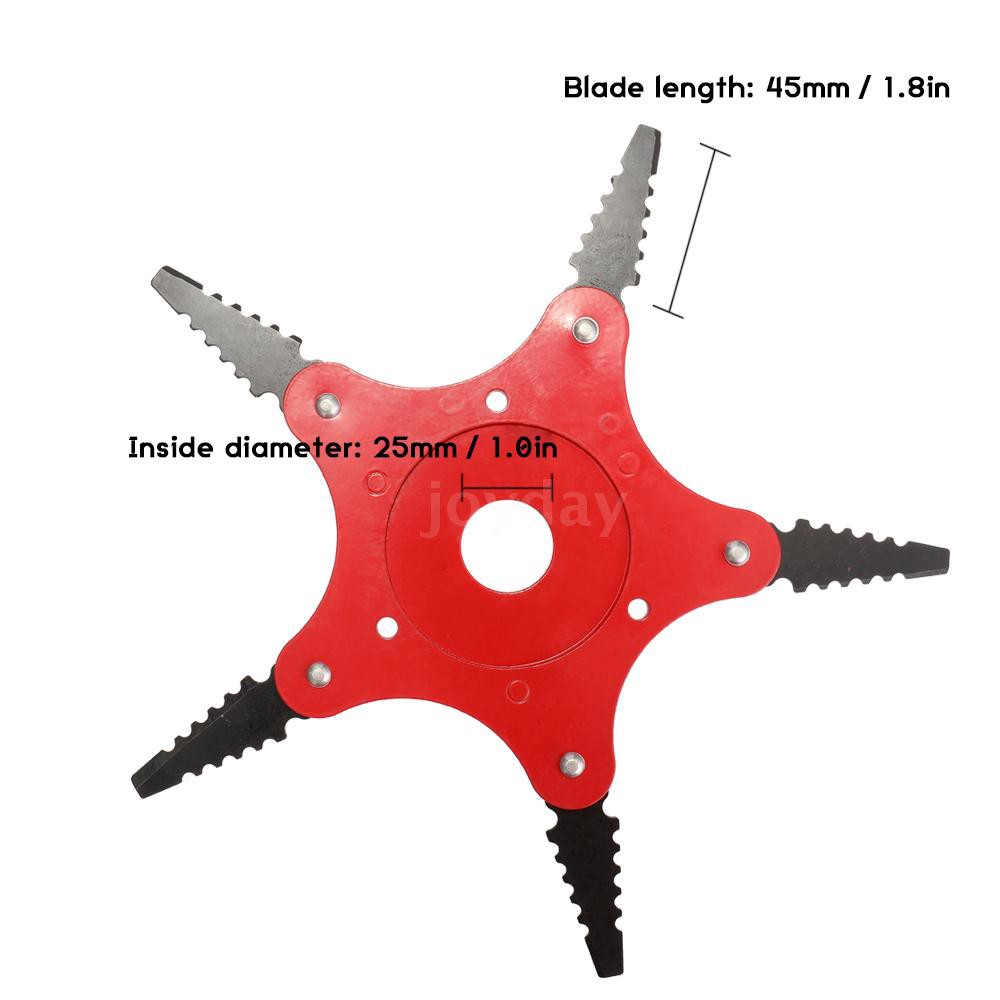 Lưỡi Dao 5 Răng 180 Độ Cho Máy Cắt Cỏ