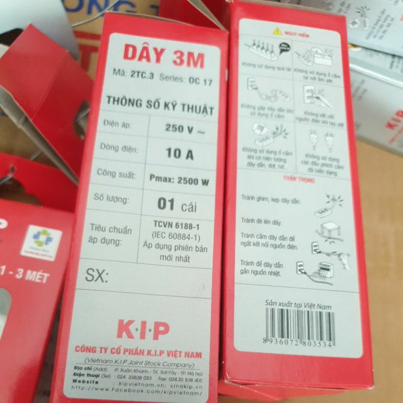 Ổ Điện Liền Dây Vinakip