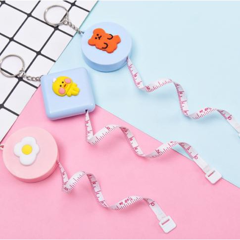 MK21 Móc chìa khoá kèm thước dây móc khoá cute móc khoá dễ thương