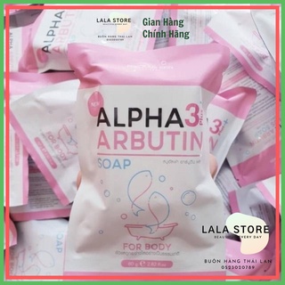 ⚡️Deal Hot⚡️01 Cục Xà Bông, Xà Phòng Tắm Kích Trắng Da Alpha Arbutin Collagen Soap Thái Lan 80gr