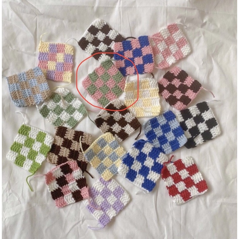 Túi ô vuông big size handmade ⚡️FREESHIP☘️