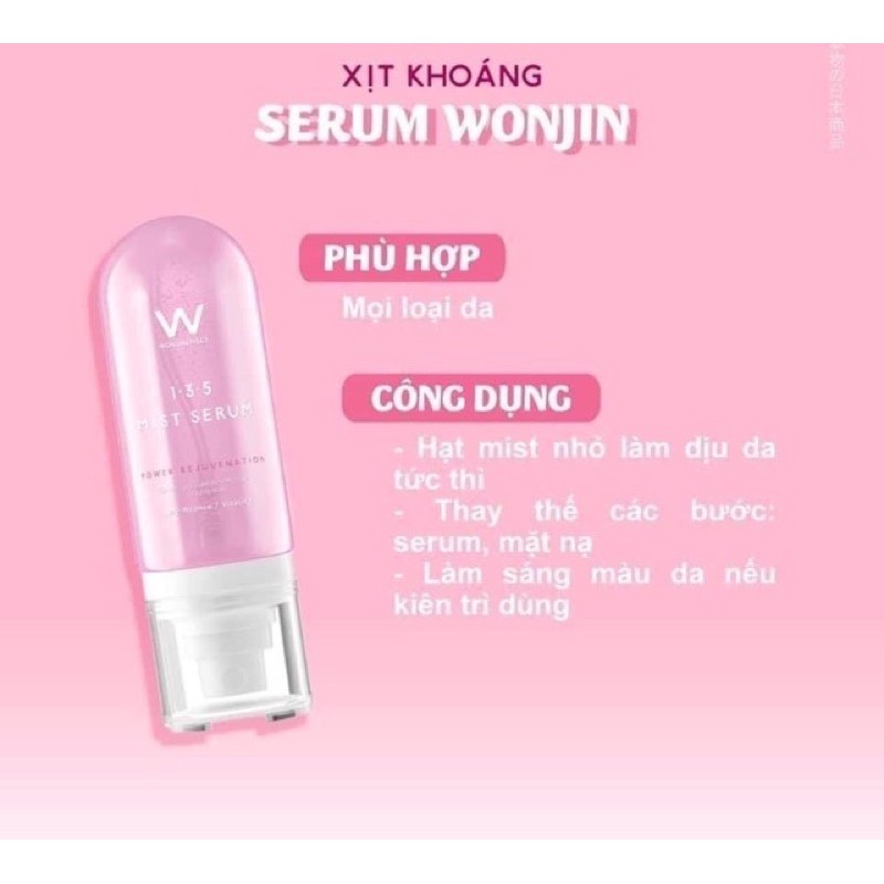 ( SIÊU HOT ) Xịt Khoáng Wonjin Effect 1.3.5 Mist Serum | BigBuy360 - bigbuy360.vn