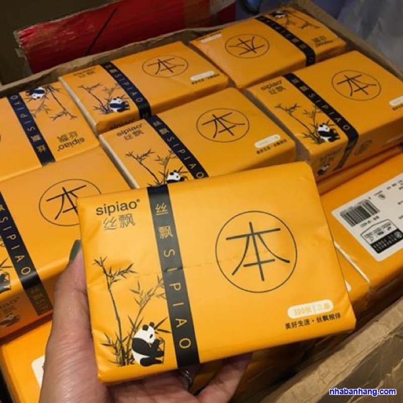 GIẤY ĂN GẤU TRÚC  300 TỜ