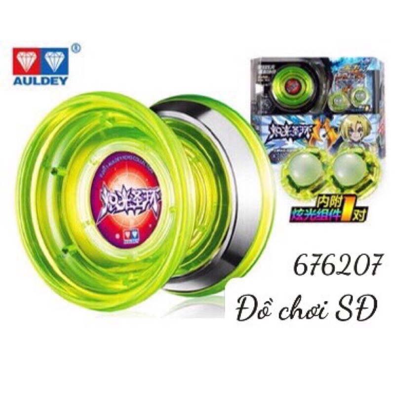 Yoyo xanh 676207 xanh lá - tặng 2 dây yoyo