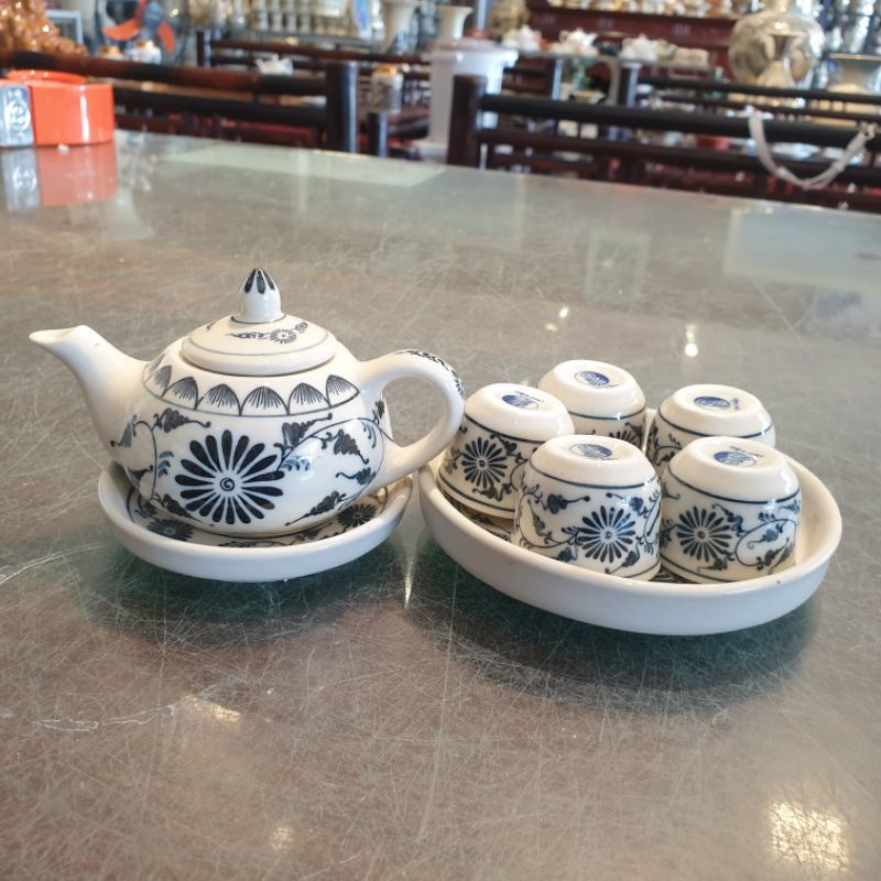 Ấm trà nhỏ_ Gốm sứ Chư Đậu _bộ ấm chén song ẩm ,Decor trang trí, ấm thường trà