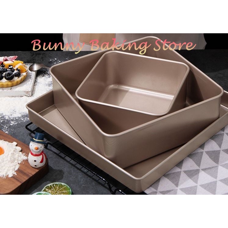 Khay nướng vuông chống dính đế sâu