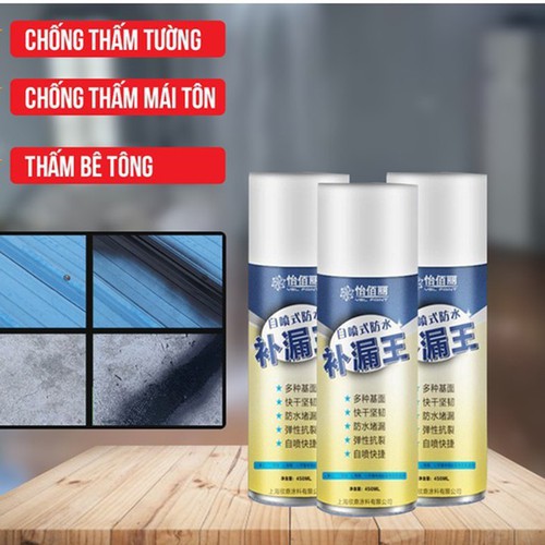 Bình Xịt NANO Chống Thấm Nước thế hệ mới Sơn Chống Thấm Dạng Xịt Tiện Dụng