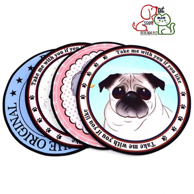 Thảm tròn nằm cho chó mèo ChiBi 2D giảm chỉ còn 110,000 đ