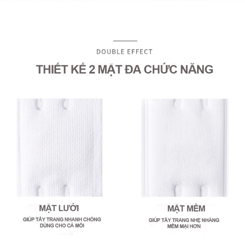 Bông Tẩy Trang Cotton Pads 222 Miếng Animerry Nội địa Trung