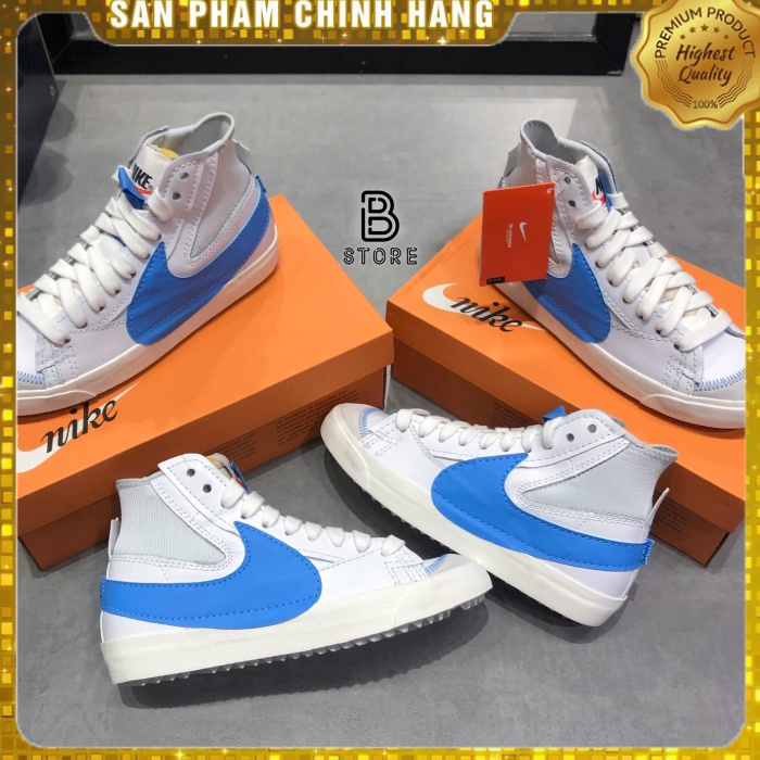 GIÀY THỂ THAO NIKE Mid Blazer 77 Jumbo DD3111 100 🔴Giảm 50K Khi Nhập Mã 🔴