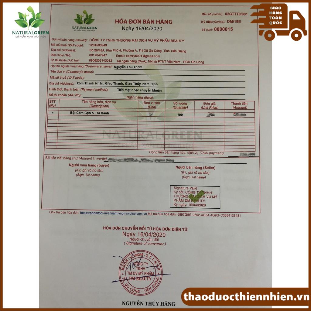 500GR Bột cám gạo trà xanh,ủ trắng trà xanh,rửa mặt và tắm trắng body chính hãng mỹ phẩm thiên nhiên | BigBuy360 - bigbuy360.vn