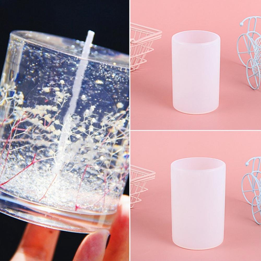 Khuôn silicon để làm nến hình trụ