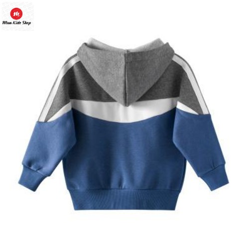 Áo hoodie bé trai, áo khoác nỉ bông cho bé 2 tuổi đến 9 tuổi, hàng xuất khẩu Âu Mỹ