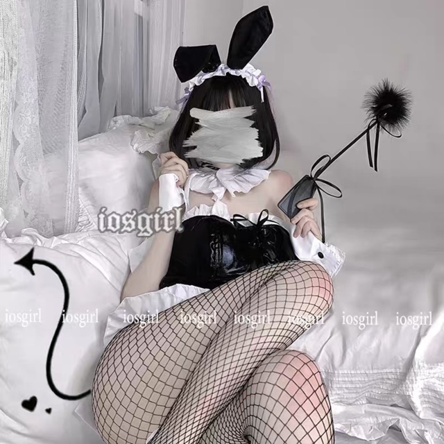 ♥️ FREESHIP ♥️ TĂNG VỚ REN ĐÙI Cosplay Set thỏ hầu sexy bdsm BDSM | BigBuy360 - bigbuy360.vn