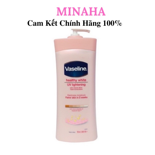 Sữa Dưỡng Thể Vaseline Hàng Mỹ, Sữa Dưỡng Trắng Da Toàn Thân Nâng Tông hàng xuất Mỹ