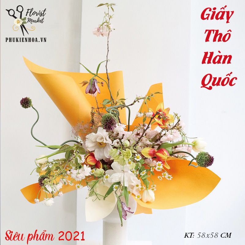 Giấy Gói Hoa - Giấy Thô Hàn Quốc (Siêu phẩm mới 2021) | BigBuy360 - bigbuy360.vn