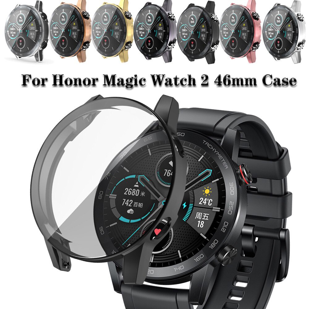 Ốp Điện Thoại TPU Mềm Mạ Điện Chống Sốc Bảo Vệ Toàn Diện Cho Honor Magic Watch 2 46mm