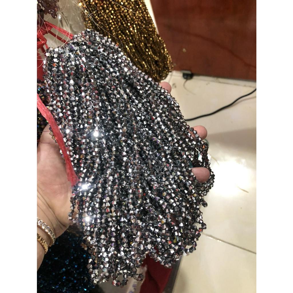 Combo 10 dây pha lê kết áo bằng đá cao cấp