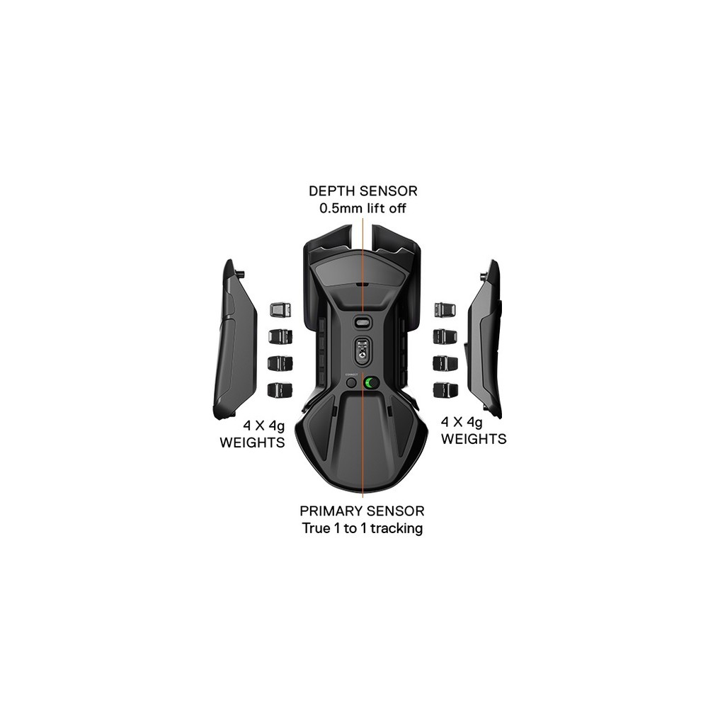 Chuột Chơi Game Không Dây Steelseries Rival 650 RGB Wireless - Hàng Chính Hãng