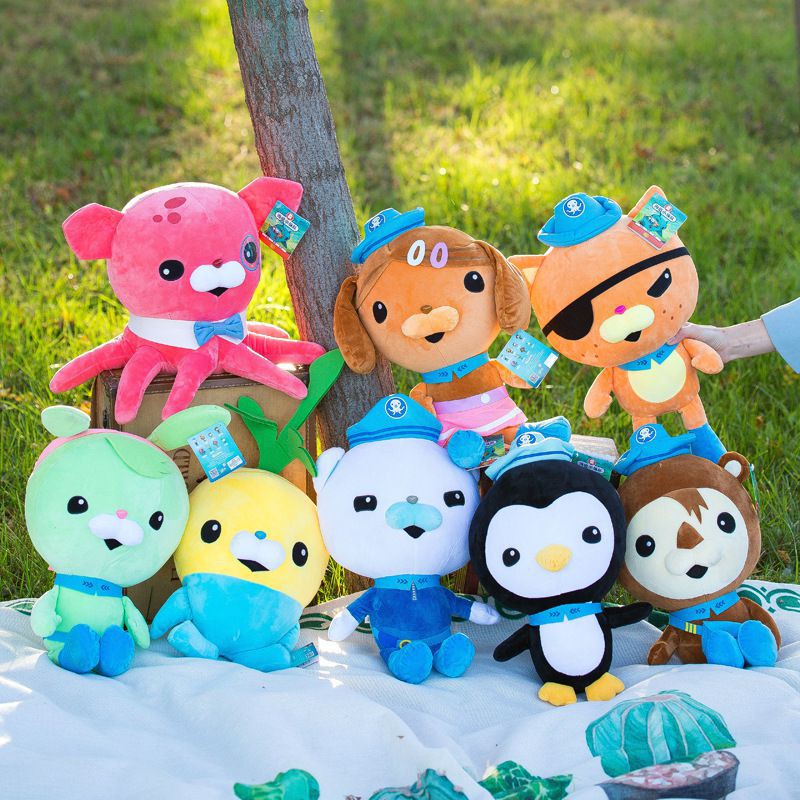 Đồ chơi nhồi bông hình các nhân vật trong phim hoạt hình Octonauts 19/ 30/ 46cm