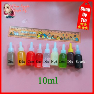 Lọ tinh dầu 10ml hương liệu làm slime- nguyên liệu làm slime