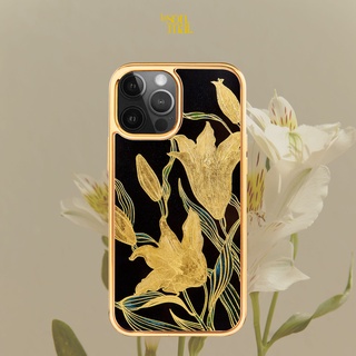 Ốp điện thoại cho iPhone 13 Pro / 13 Pro Max mẫu Bách Hợp thương hiệu La Sonmai