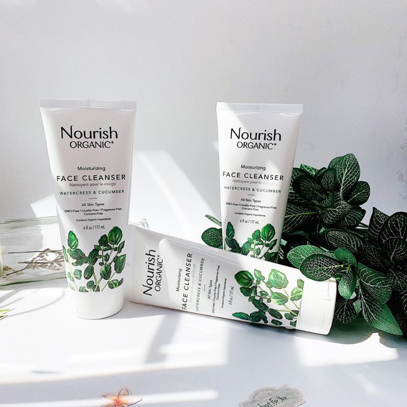 Sữa Rửa Mặt Hữu Cơ Nourish Organic Moisturizing Face Cleanser