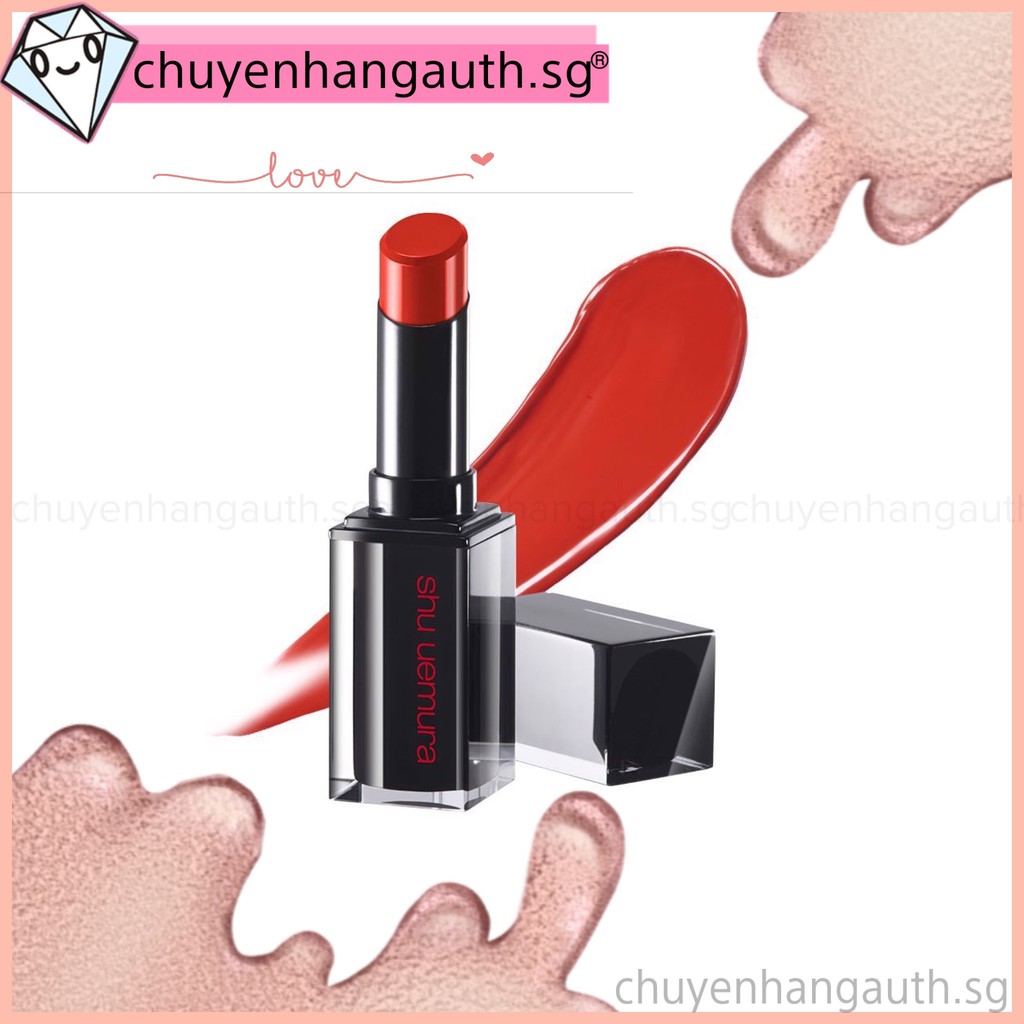 $ Son SHU UEMURA Màu 595 Vỏ Đen Màu Đỏ Cam $ | BigBuy360 - bigbuy360.vn