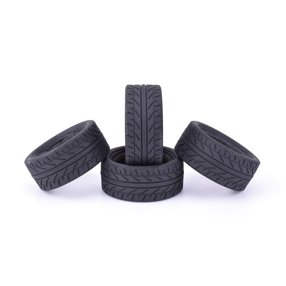 Bộ 4 Bánh Xe Cao Su AUSTAR AX-8002 26mm Cho Xe Điều Khiển 1/10 TAMIYA HPI HSP