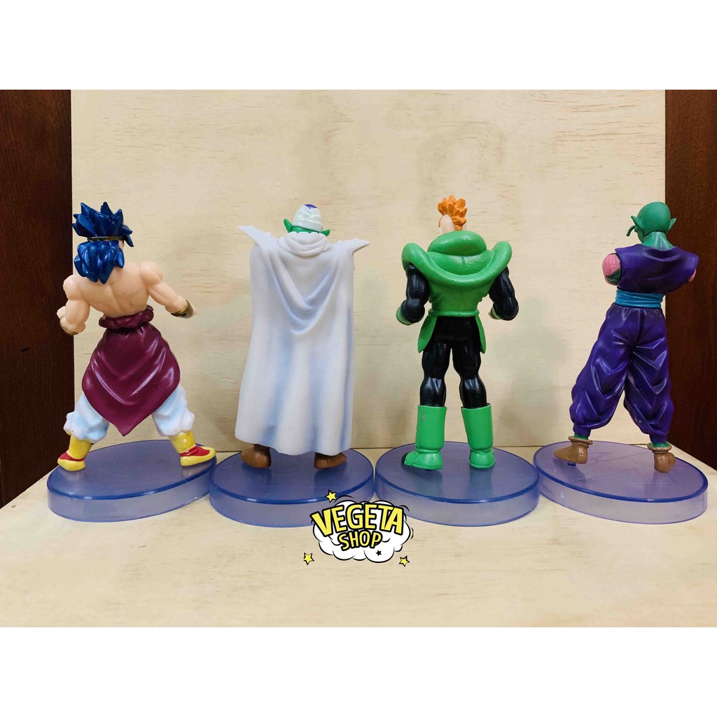 Mô hình Dragon Ball - Trunks SSJ Android Số 16 17 Songoku Goku Broly God Blue Piccolo Frieza Fide - Đế tím - Cao 10~13cm