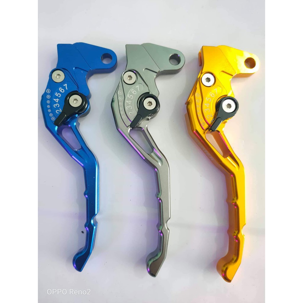 Tay thắng 7 số nhôm CNC nguyên khối hàng loại 1 lắp cho ex 150 ,winer ....