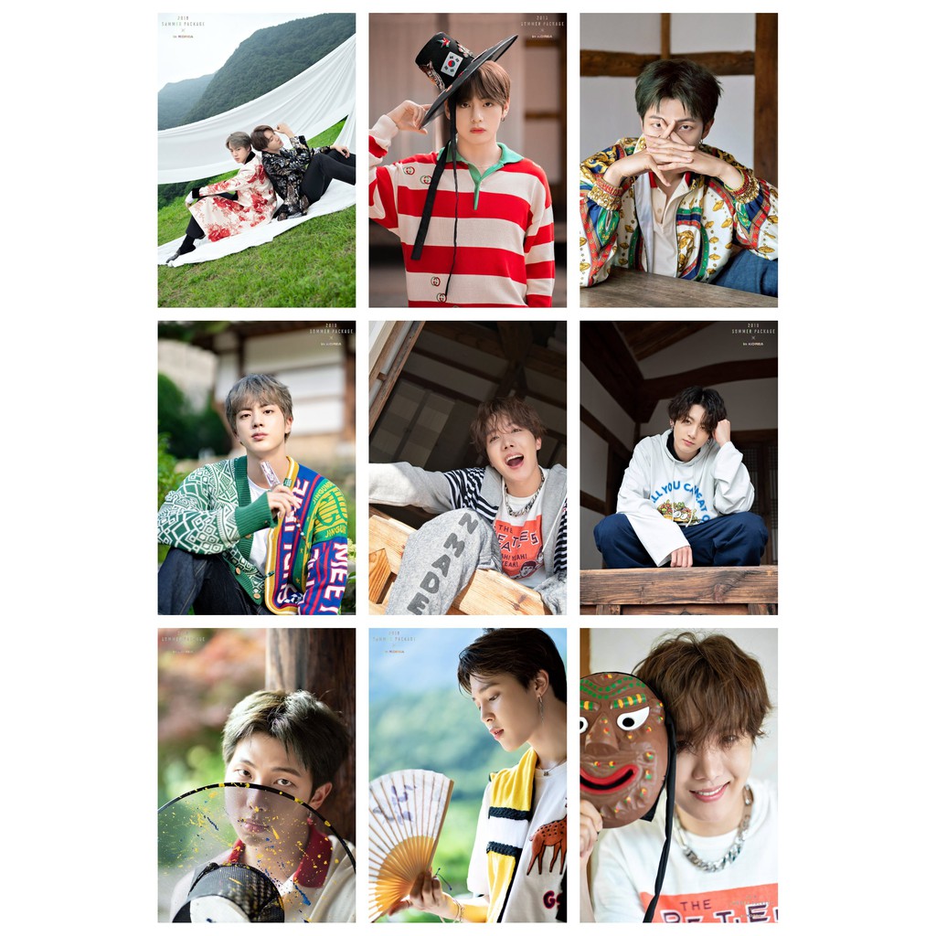 Lomo card 18 ảnh BTS Summer Package Korea preview