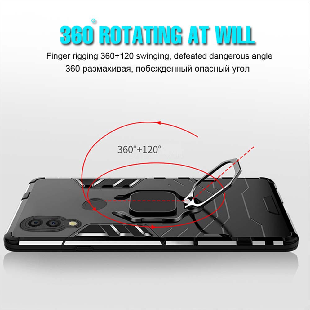 Ốp điện thoại chống sốc tích hợp nhẫn giữ và đế nam châm dành cho Asus Zenfone Max Pro  ZB601KL ZB602K