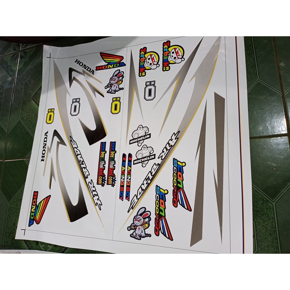 Tem rời AB 2009 đen xám