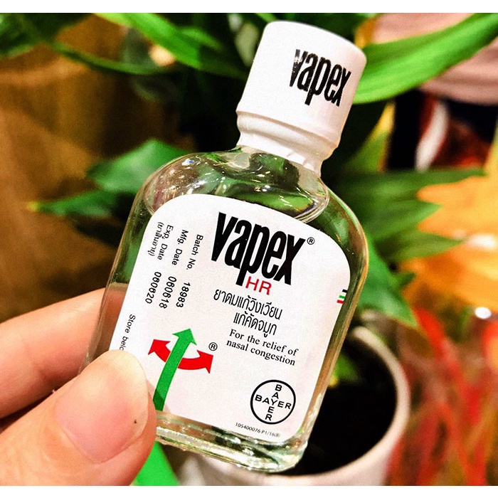 Dầu Nóng Thông Mũi VAPEX Thái Lan 5ml - Nội địa Thái Lan