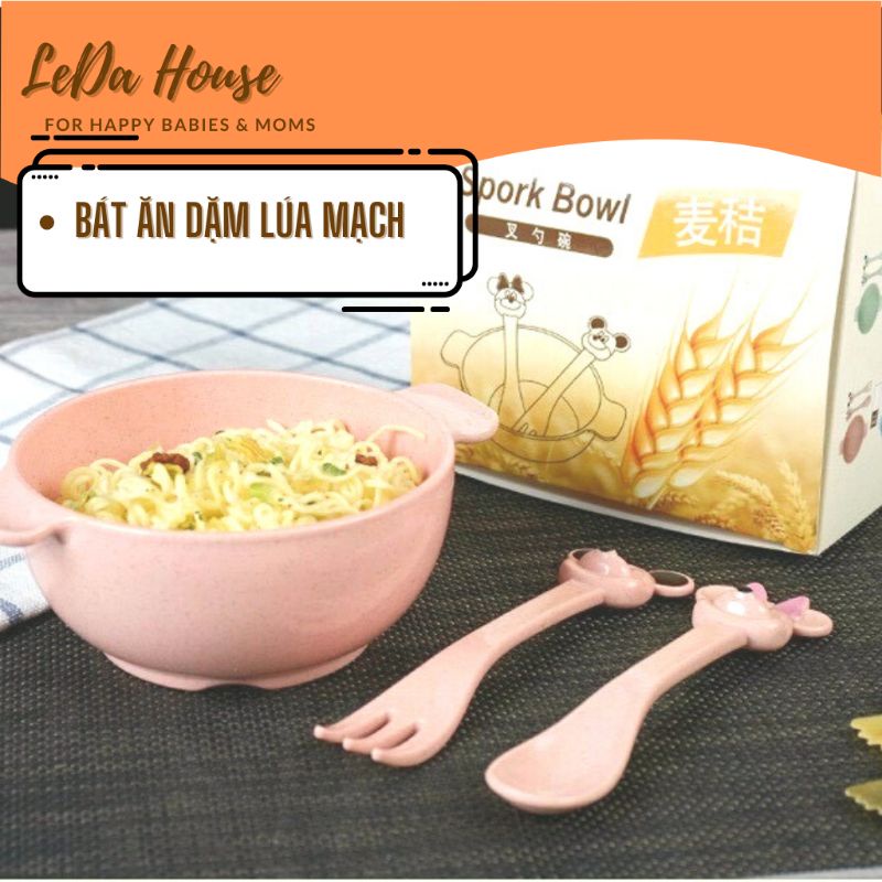 Bát ăn dặm lúa mạch kèm thìa nĩa, Ăn dặm chỉ huy blw