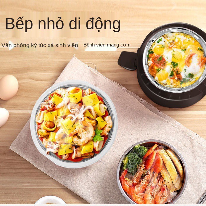 Hộp cơm điện gấu túi nhỏ, nhân viên văn phòng cắm hâm nóng, giữ nhiệt , tủ mini học sinh đựng