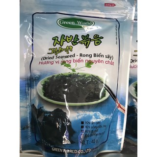 Rong biển sấy gia vị green world 40g