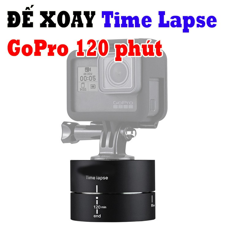 Đế gopro action camera quay time lapse 120p bằng kim loại chịu tải trọng 2kg