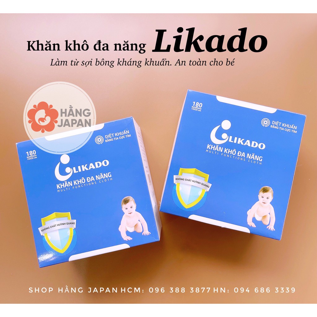 Khăn vải khô đa năng Likado 400g