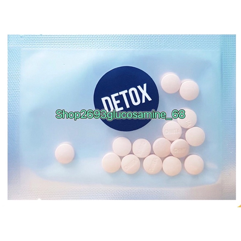 Gói detox giảm cân, giảm mỡ, đào thải cặn bã thừa ban đêm new super diet gói 15 viên