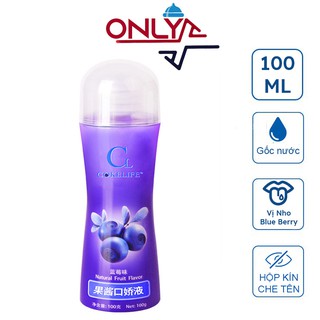 Gel Bôi Trơn COKELIFE Vị Nho Blue Berry 100ml Gel massage Đậm Đặc Lâu Khô