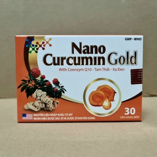 VIÊN UỐNG NANO CURCUMIN GOLD - HỖ TRỢ LÀM LÀNH VẾT THƯƠNG, TRÀO NGƯỢC THỰC QUẢN