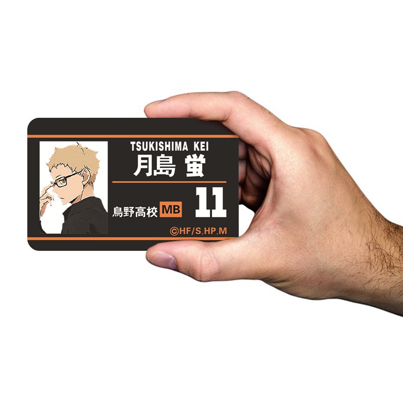Thẻ ảnh PVC in hình Anime Haikyuu! Hinata Shoyo thời trang cho học sinh