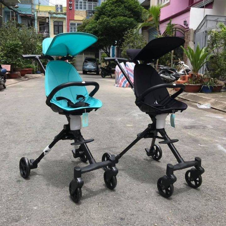 [Mã 267FMCGSALE giảm 8% đơn 500K] FREE SHIP !!! Xe đẩy 2 chiều cao cấp Joovy Qatta S113 - HỒNG