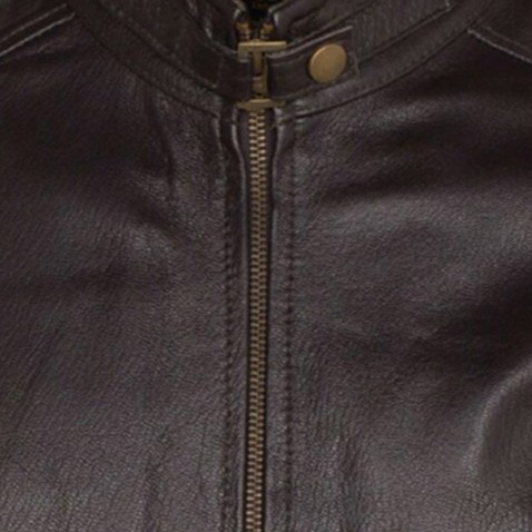 Áo khoác da nam FTT Leather 100% da bò màu nâu đen - Áo khoác dạ