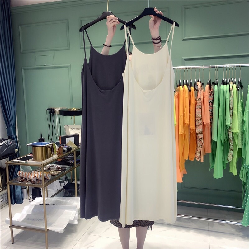 Váy hai dây dáng dài lưng trễ sexy hàng loại 1