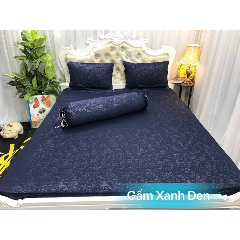 Bộ drap ga thun gấm chất đẹp, dày